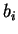 $\displaystyle b_i$