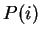 $P(i)$