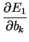 $\displaystyle \frac{\partial E_1}{\partial b_k}$